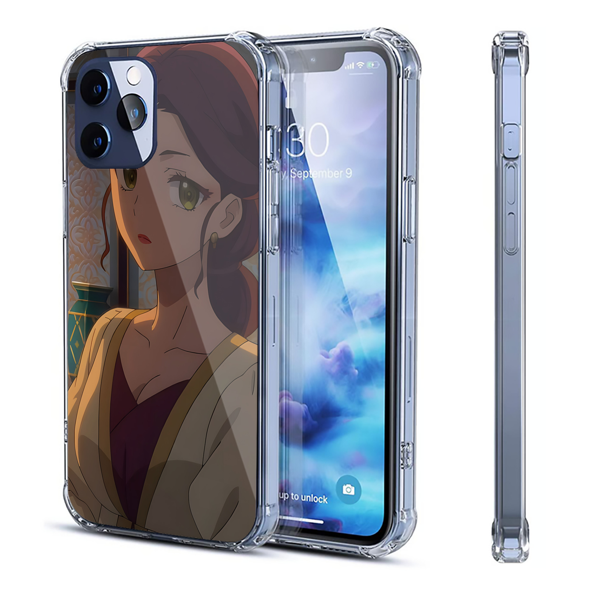 （画像用） 薬屋のひとりごと The Apothecary Diaries 【iPhone 12シリーズ対応】透明スマホケース（クリアソフトケース）